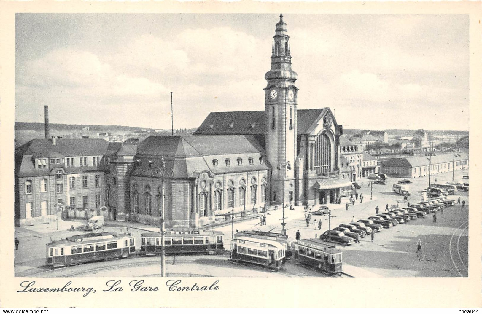 ¤¤  -   LUXEMBOURG   -   La Gare Centrale   -   Tramways     -   ¤¤ - Lussemburgo - Città