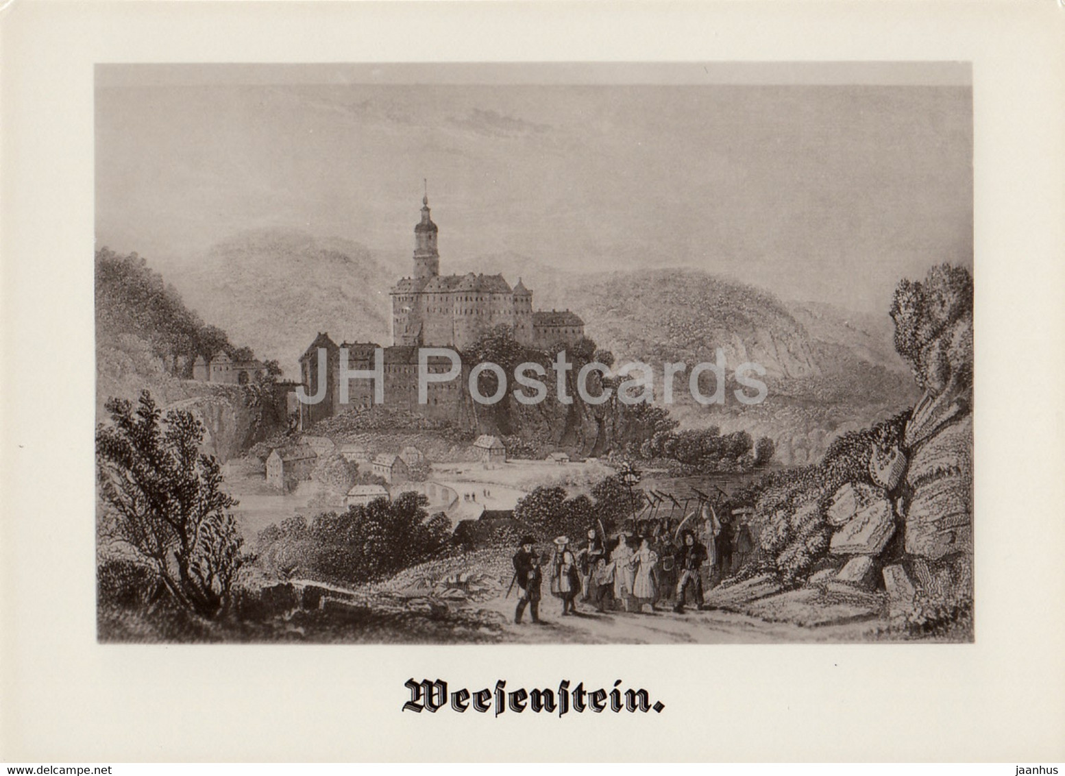 Weesenstein By R. Roberts - Sachsische Burgen - Saxon Castles - DDR Germany - Unused - Weesenstein A. D. Müglitz