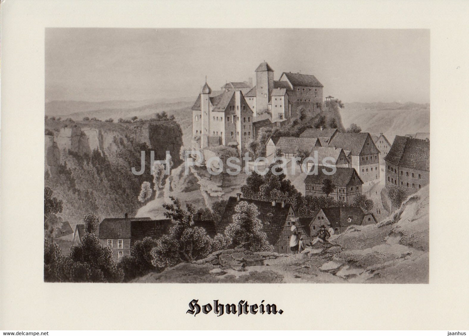 Hohnstein By C. Kohler - Sachsische Burgen - Saxon Castles - DDR Germany - Unused - Hohnstein (Saechs. Schweiz)