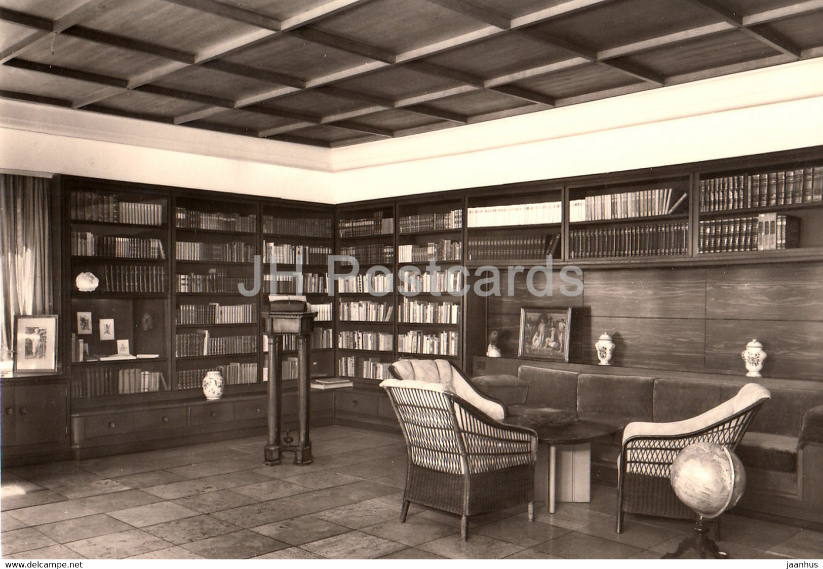 Hiddensee - Arbeitszimmer Mit Bibliothek - Gerhart Hauptmann Gedachtnisstatte - Memorial - Writer - DDR Germany - Unused - Hiddensee