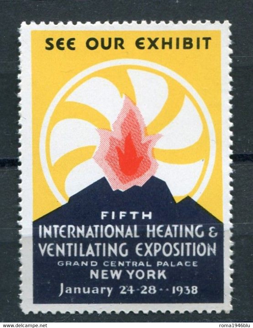 NEW YORK 1938 FIFTH INTERNATIONAL HEATING VENTILATING EXPOSITION - Erinofilia