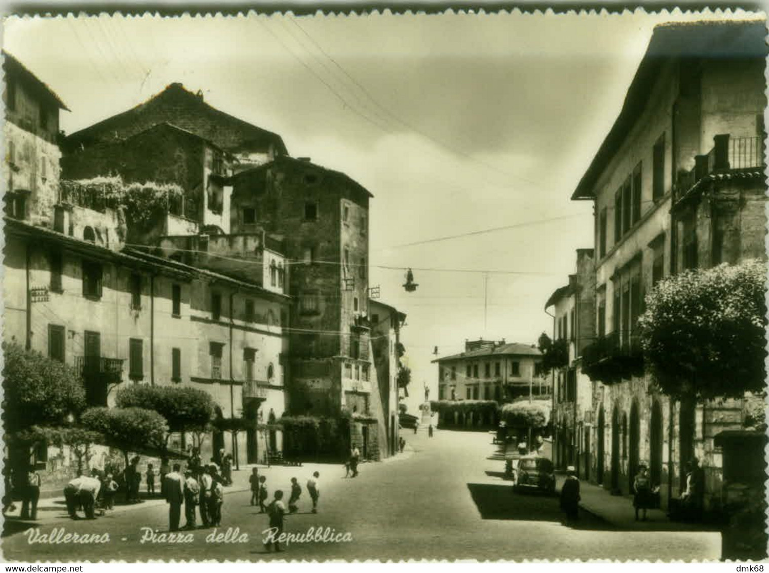 VALLERANO ( VITERBO ) PIAZZA DELLA REPUBBLICA - EDIZIONE  FORLITI - SPEDITA 1960 (6743) - Viterbo