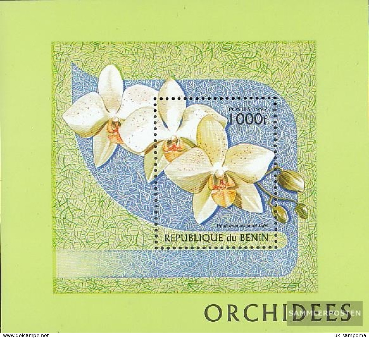 Benin Block29 (complete Issue) Unmounted Mint / Never Hinged 1997 Orchids - Otros & Sin Clasificación