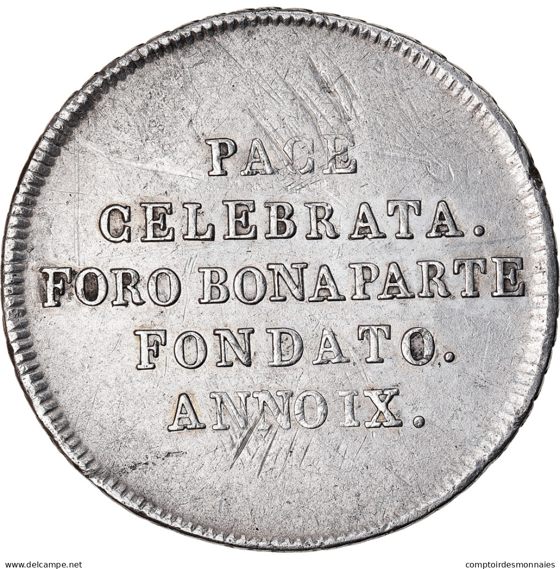 Monnaie, États Italiens, CISALPINE REPUBLIC, 30 Soldi, 1801, Milan, TTB+ - République Cisalpine / République Italienne