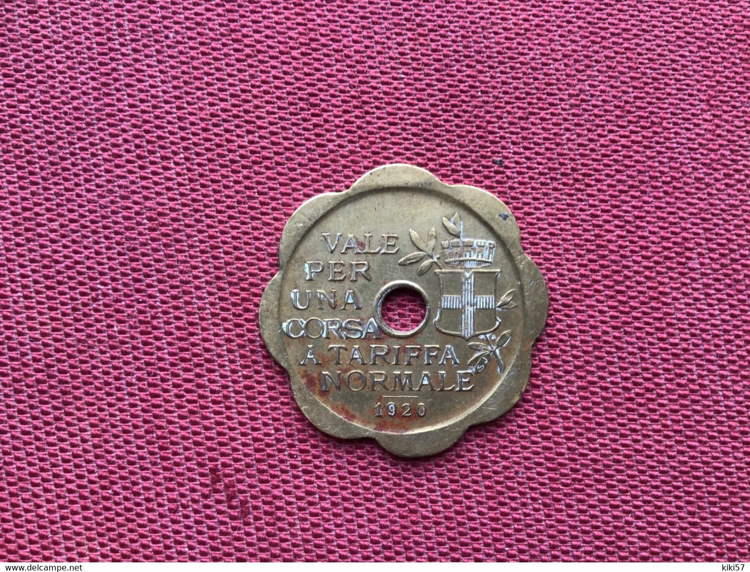 ITALIE Jeton De Tramway De Milan 1920 - Monedas/ De Necesidad