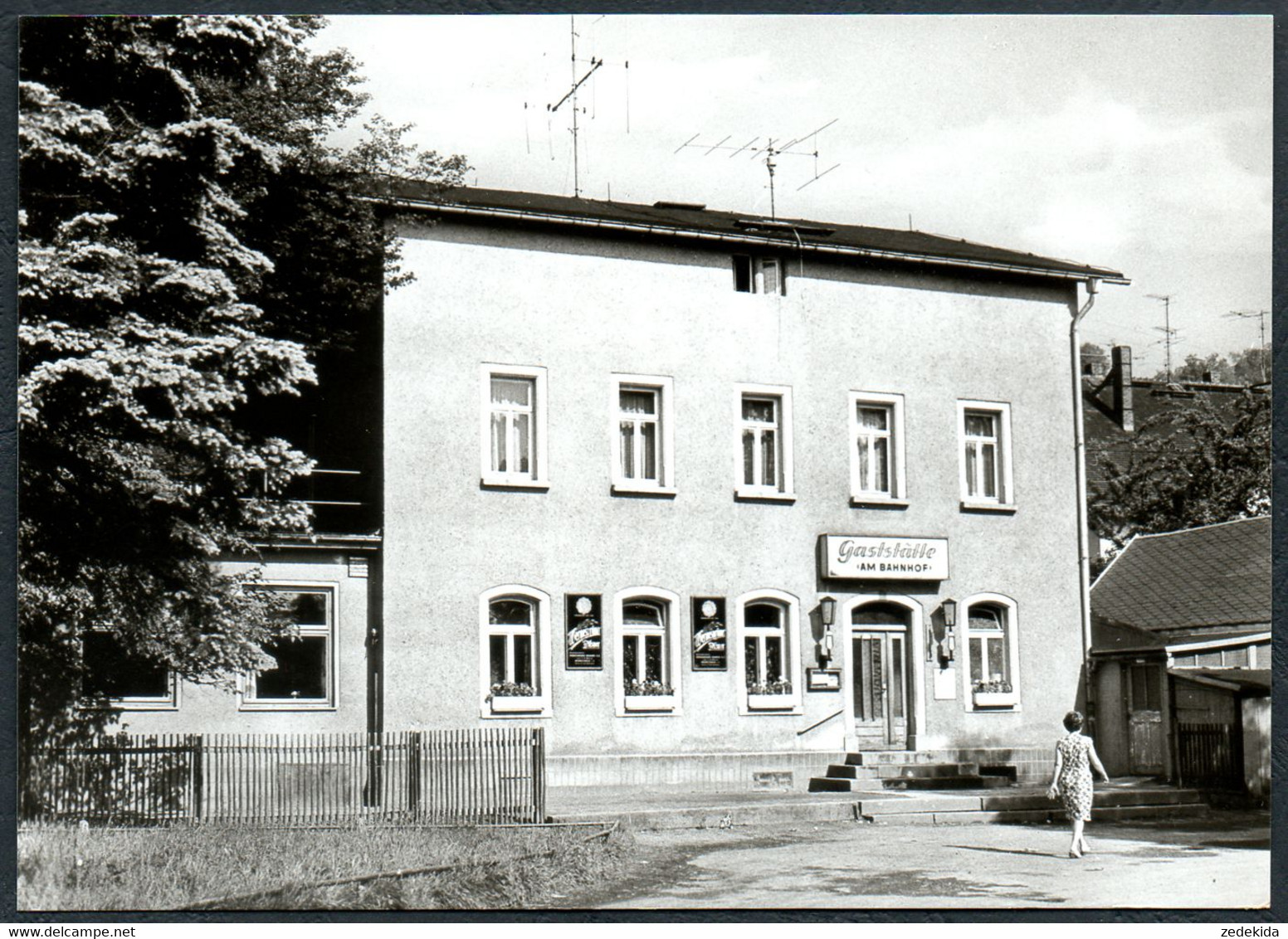 E2916 - TOP Braunsdorf Neiderwiesa Gaststätte Am Bahnhof - Verlag Erlbach - Niederwiesa