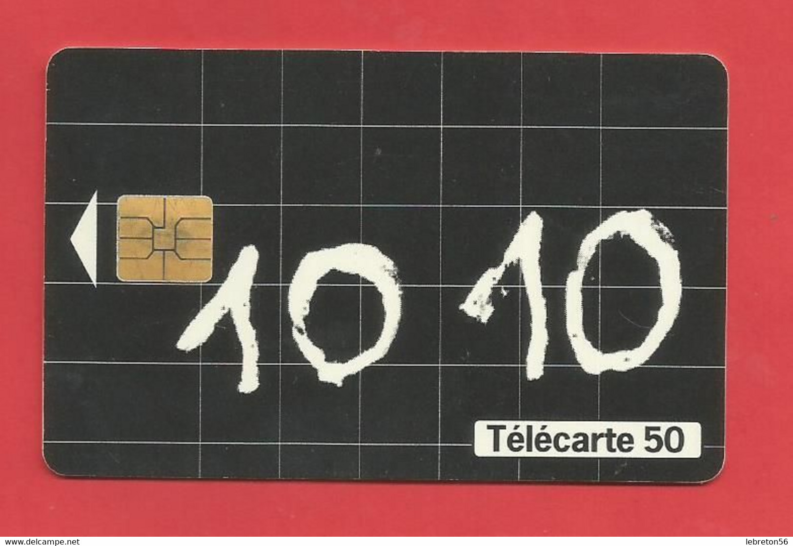 TELECARTE 50  U TIRAGE 1000 000 EX. France Télécom Appelez Le 10 10*---- X 2 Scan - Opérateurs Télécom