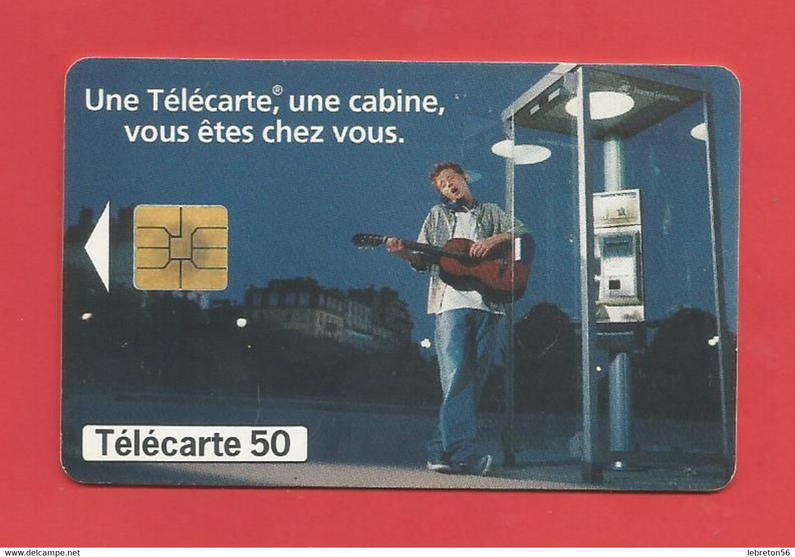 TELECARTE 50  U TIRAGE 4000 000 EX. France Télécom Une Télécarte Une Cabine ---- X 2 Scan - Operadores De Telecom