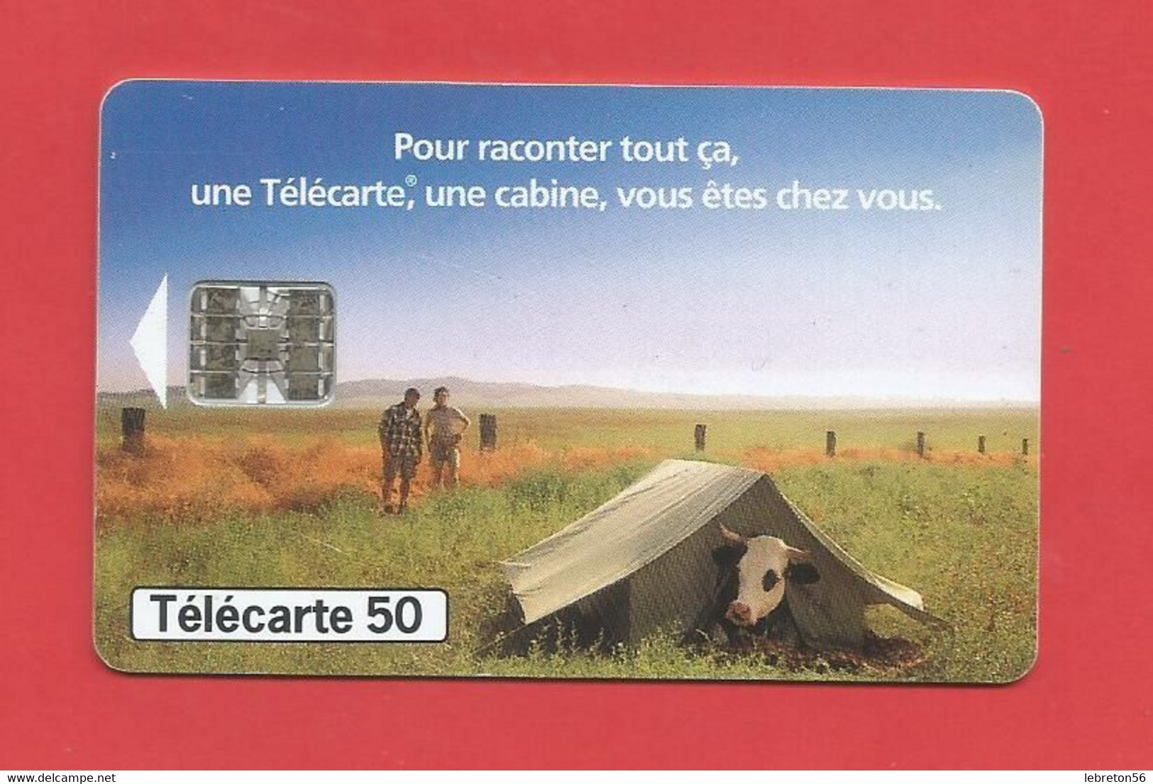 TELECARTE 50  U TIRAGE 1000 000 EX. France Télécom Une Télécarte Une Cabine ---- X 2 Scan - Telecom