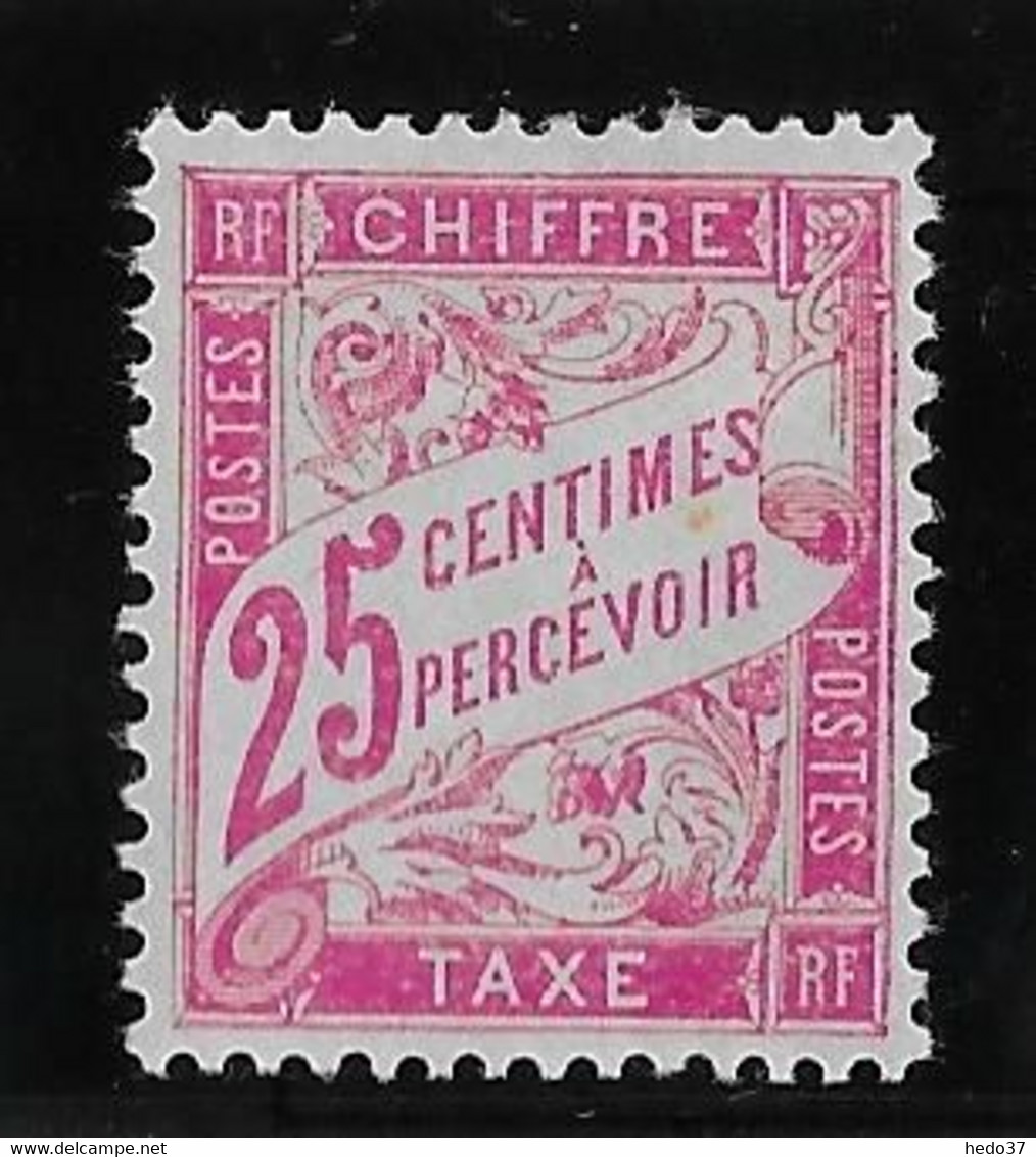 France Taxe N°32 - Neuf * Avec Charnière - TB - 1859-1959 Postfris