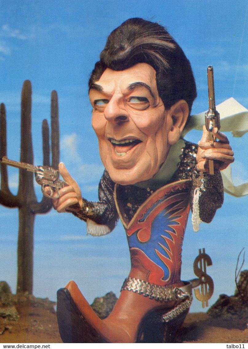 Etats Unis - Caricature Ronald Reagan - Presidents