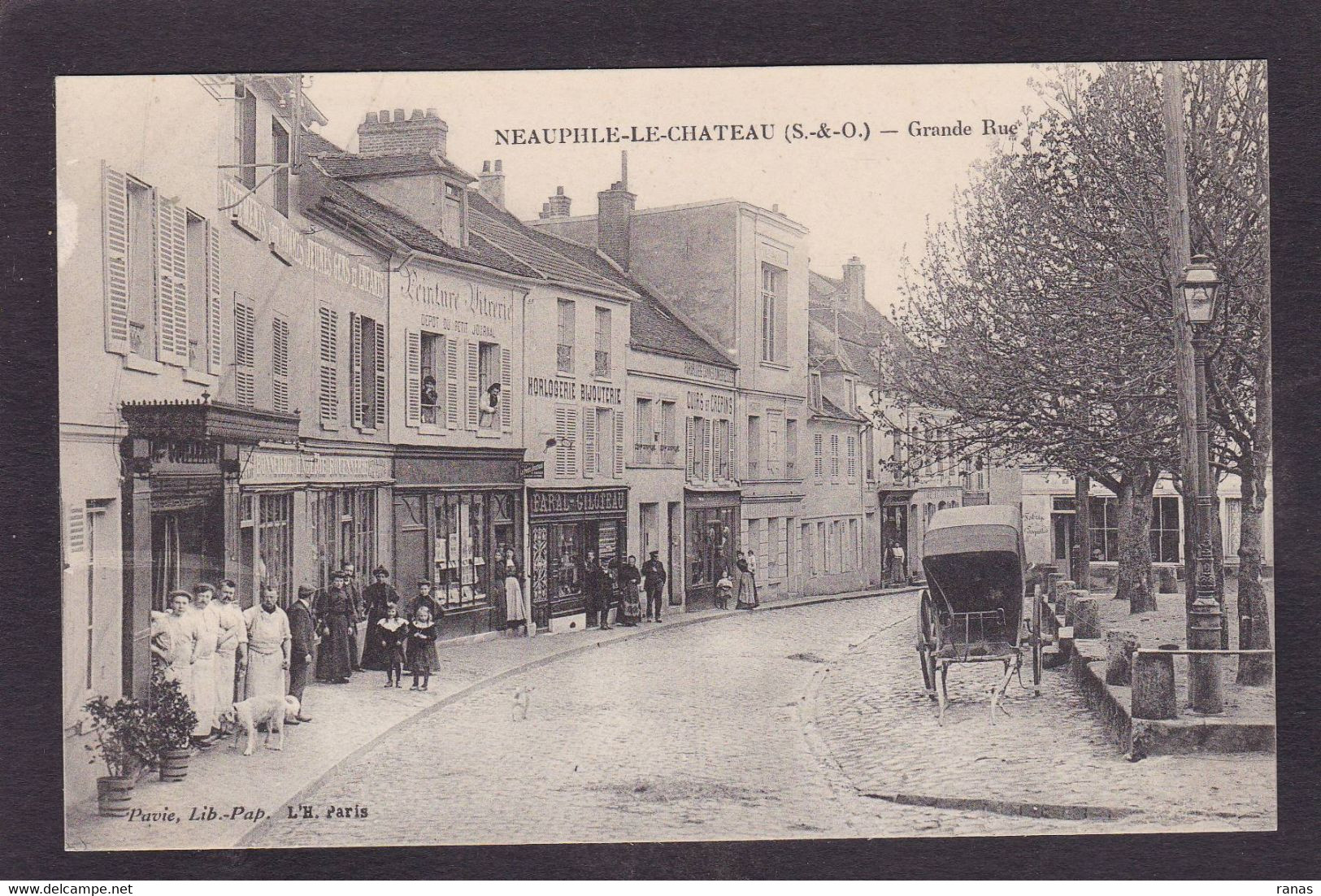 CPA Yvelines 78 Neauphle Le Chateau Commerces Shop Non Circulé - Neauphle Le Chateau