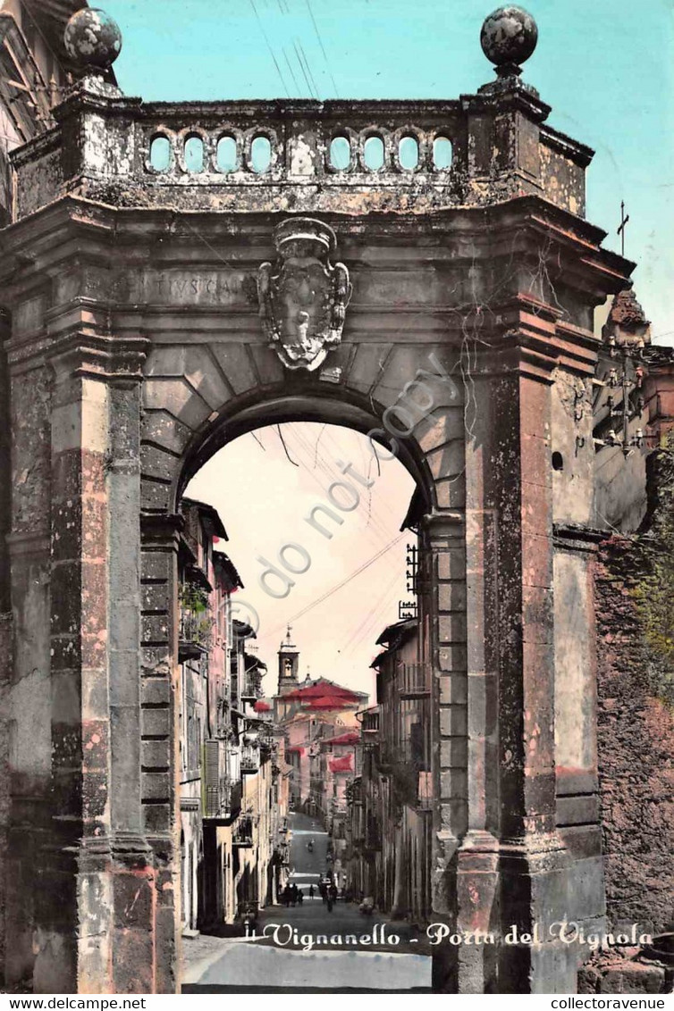 Cartolina Vignanello Porta Del Vignola Colorata 1965 (Viterbo) - Viterbo