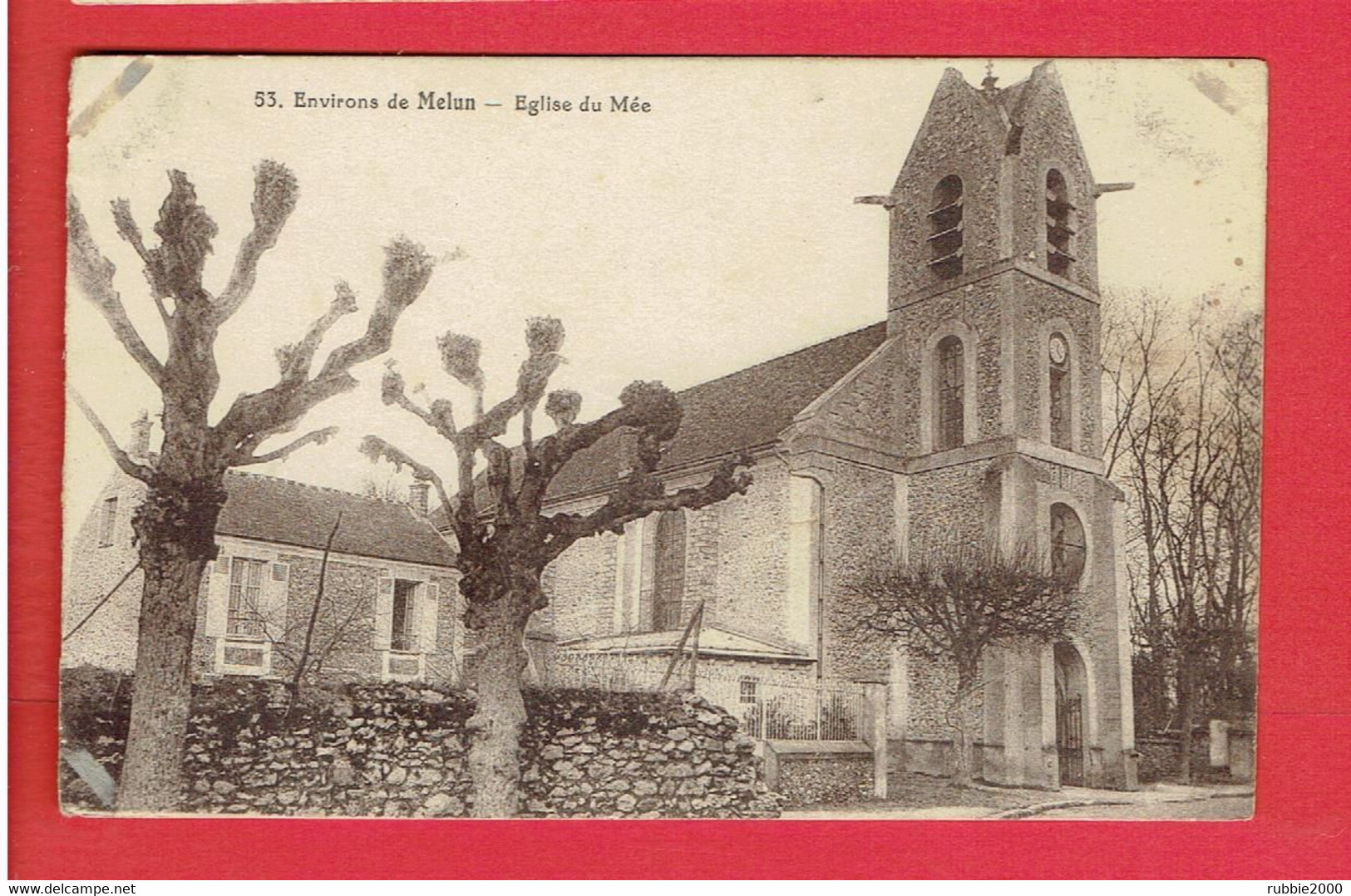 LE MEE L EGLISE CARTE EN BON ETAT - Le Mee Sur Seine