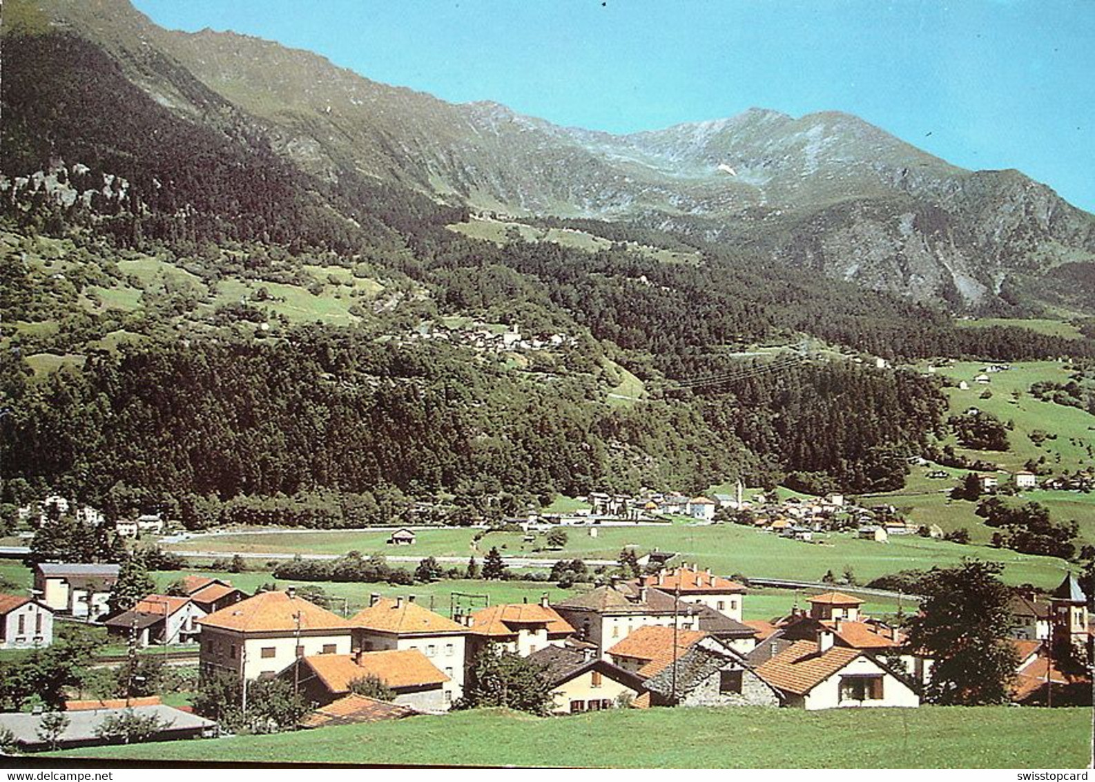 AMBRI Con Quinto Deggio é Pécian Gel. 1984 Stempel Bahn FFS Stempel Grotto Strada Alta - Quinto