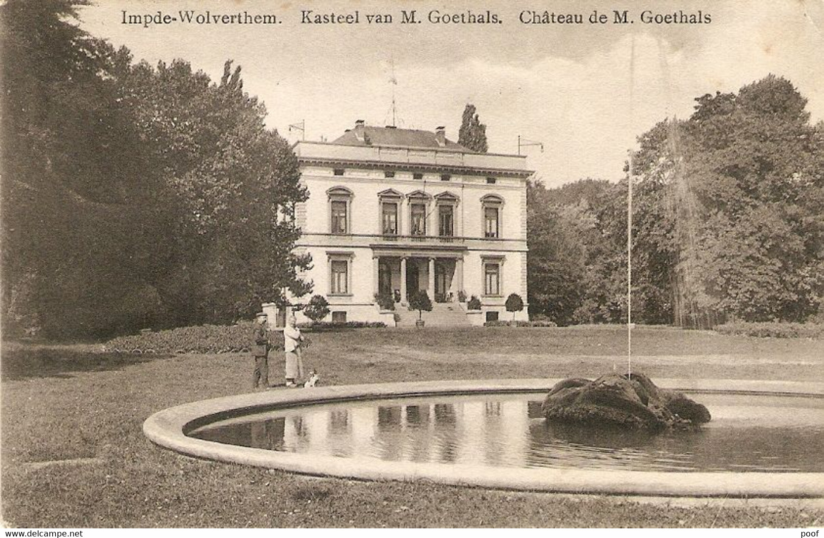 Impde-Wolverthem : Kasteel Van M. Goethals 1911 - Meise
