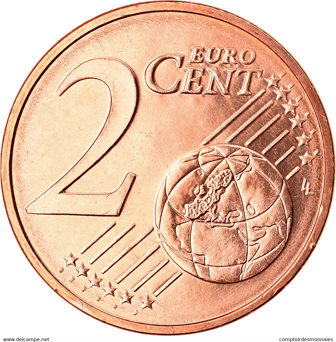 Chypre, 2 Euro Cent, 2010, SPL, Copper Plated Steel, KM:79 - Zypern