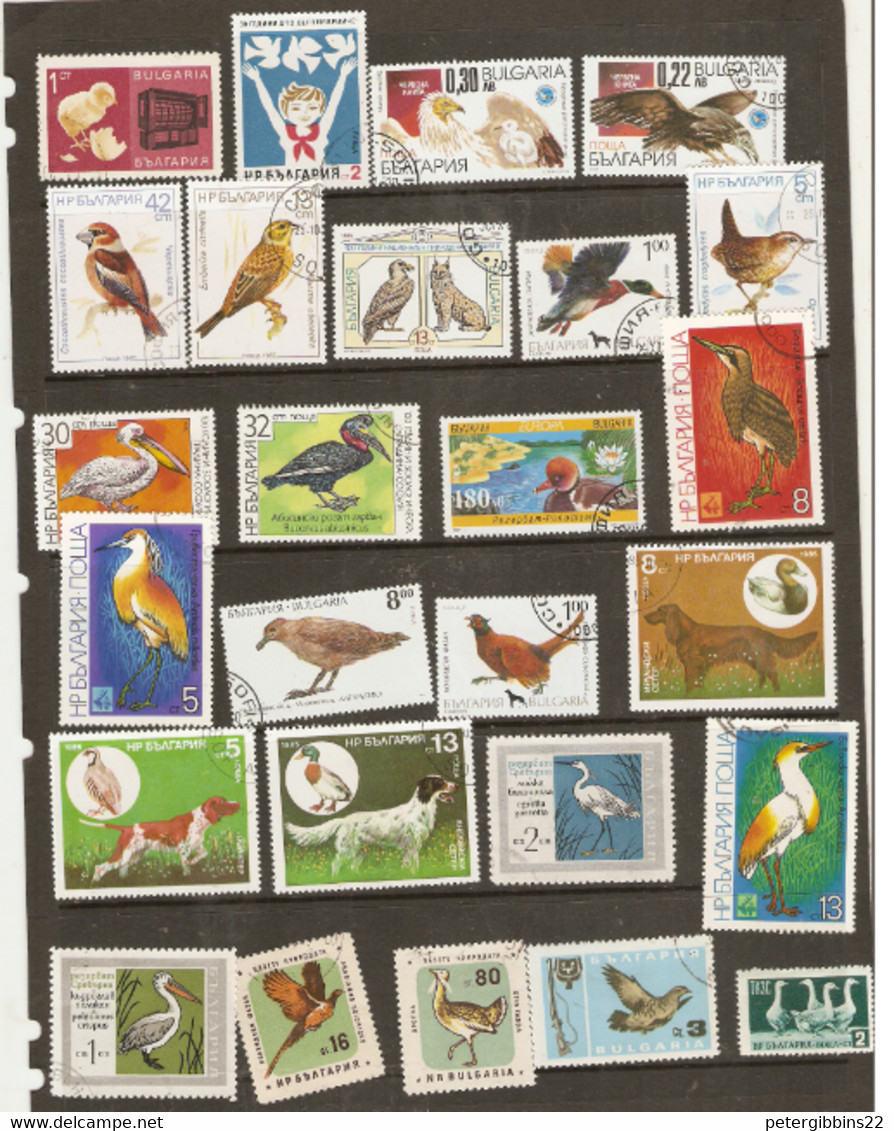 Bulgaria  Birds  Various Values Fne Used As Shown On Scan - Collections, Lots & Series