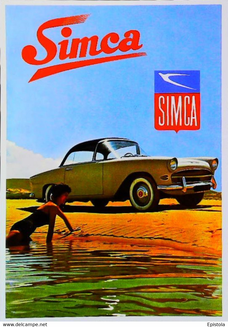 ●█● Automobile SIMCA OCEANE  - PUBLICITÉ En Reproduction - PKW