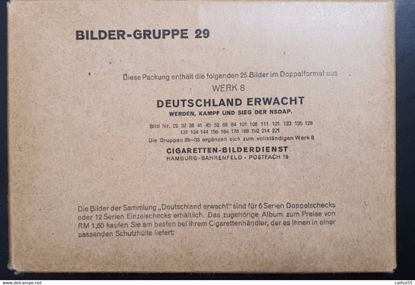 SAMMELWERK LARGE CIGARETTEN BILDERDIENST COLLECTION NR.29 -  50 LARGE PIECES ALMOST NEW! (SIZE 17,5X12 CM) - Guerra 1939-45