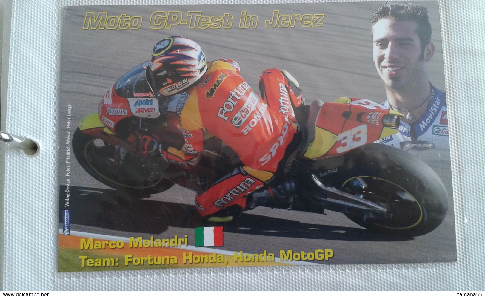 CARTE POSTALE MOTO COURSE MOTORCYCLE MOTOGP - Motorbikes