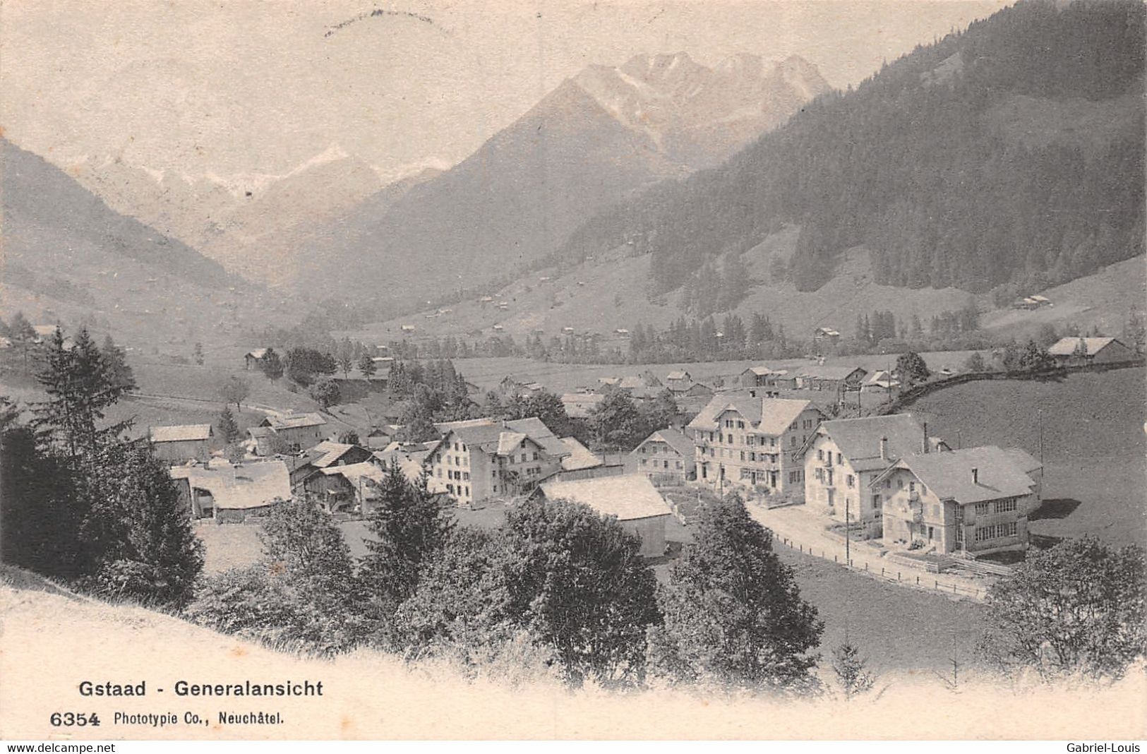 Gstaad Generalansicht - 1905 - Gstaad