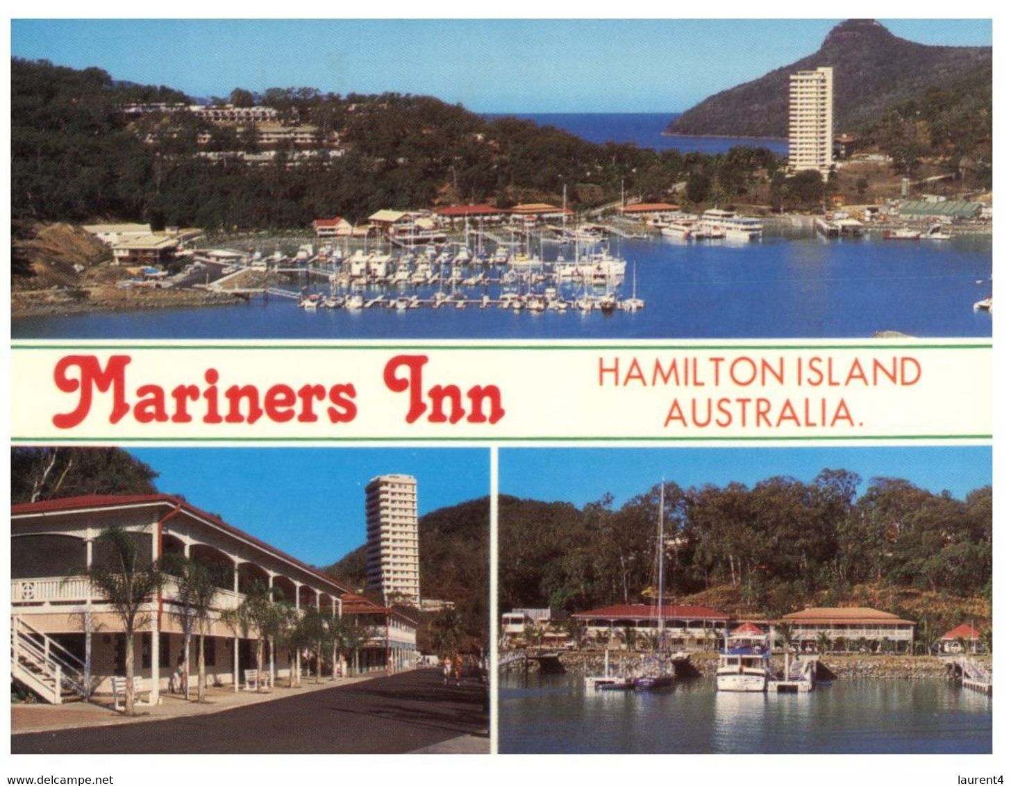 (U 11) Australia - QLD - Hamilton Island Mariners Inn (13-018) With Wombat Stamp - Great Barrier Reef