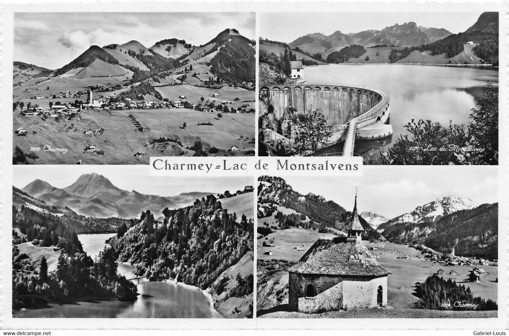 Charmey - Lac De Montsalvens - Multivues - Charmey