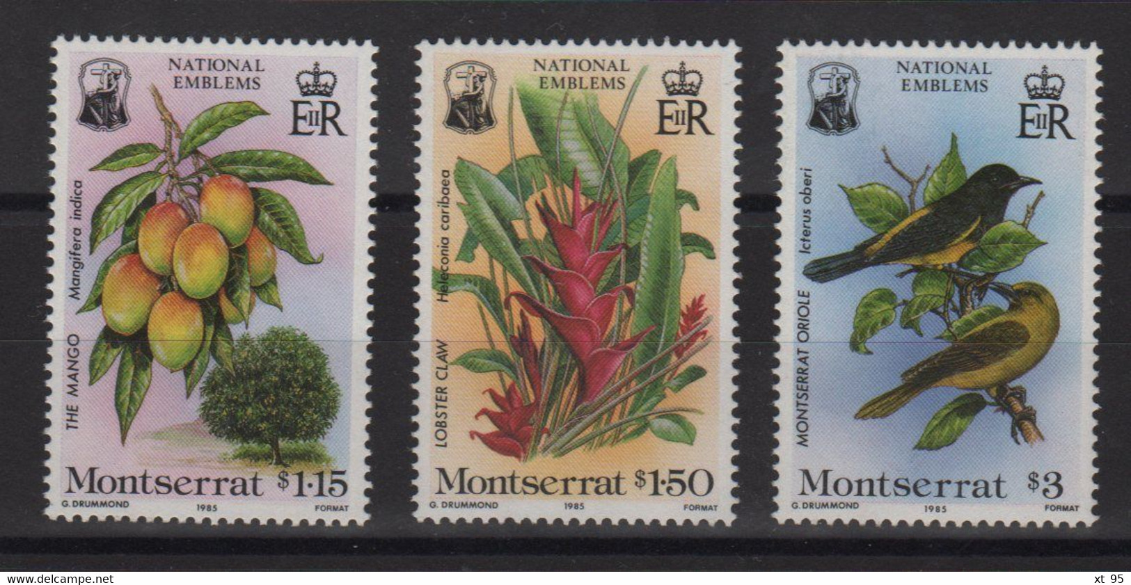 Montserrat - N°562 à 564 - Flore Et Faune - Cote 8.50€ - ** Neufs Sans Charniere - Montserrat
