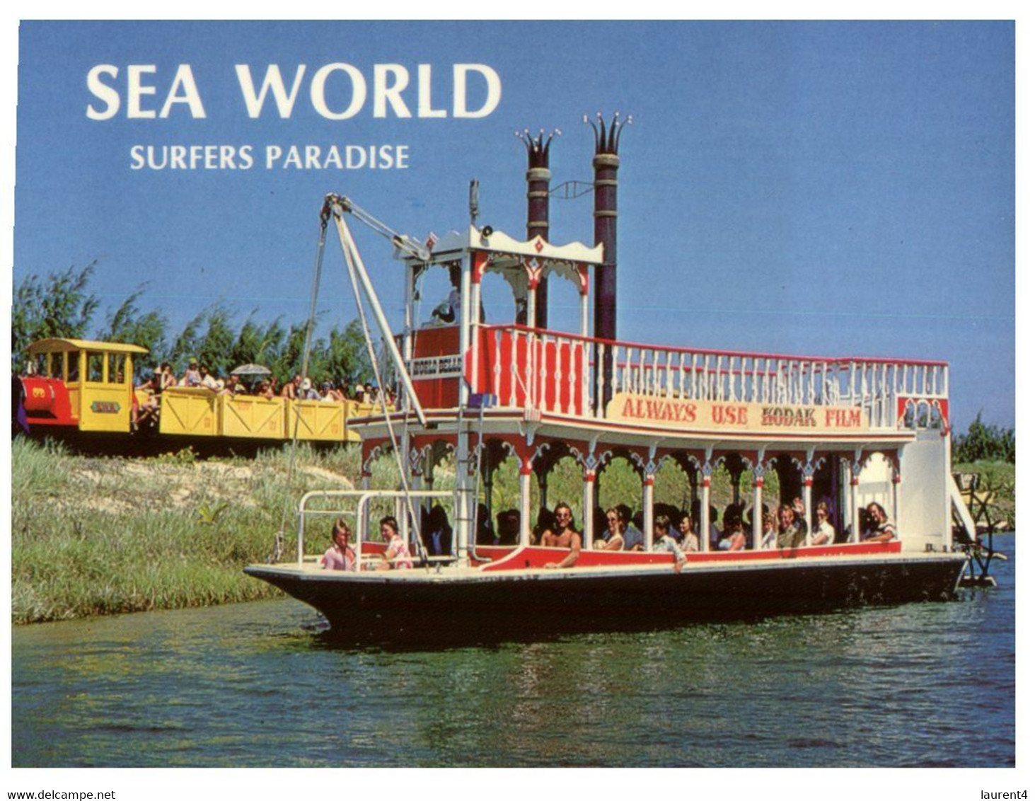 (U 11) Australia - QLD - Seaworld (W60B) Paddleboat And Sugar Mill Train - Sunshine Coast