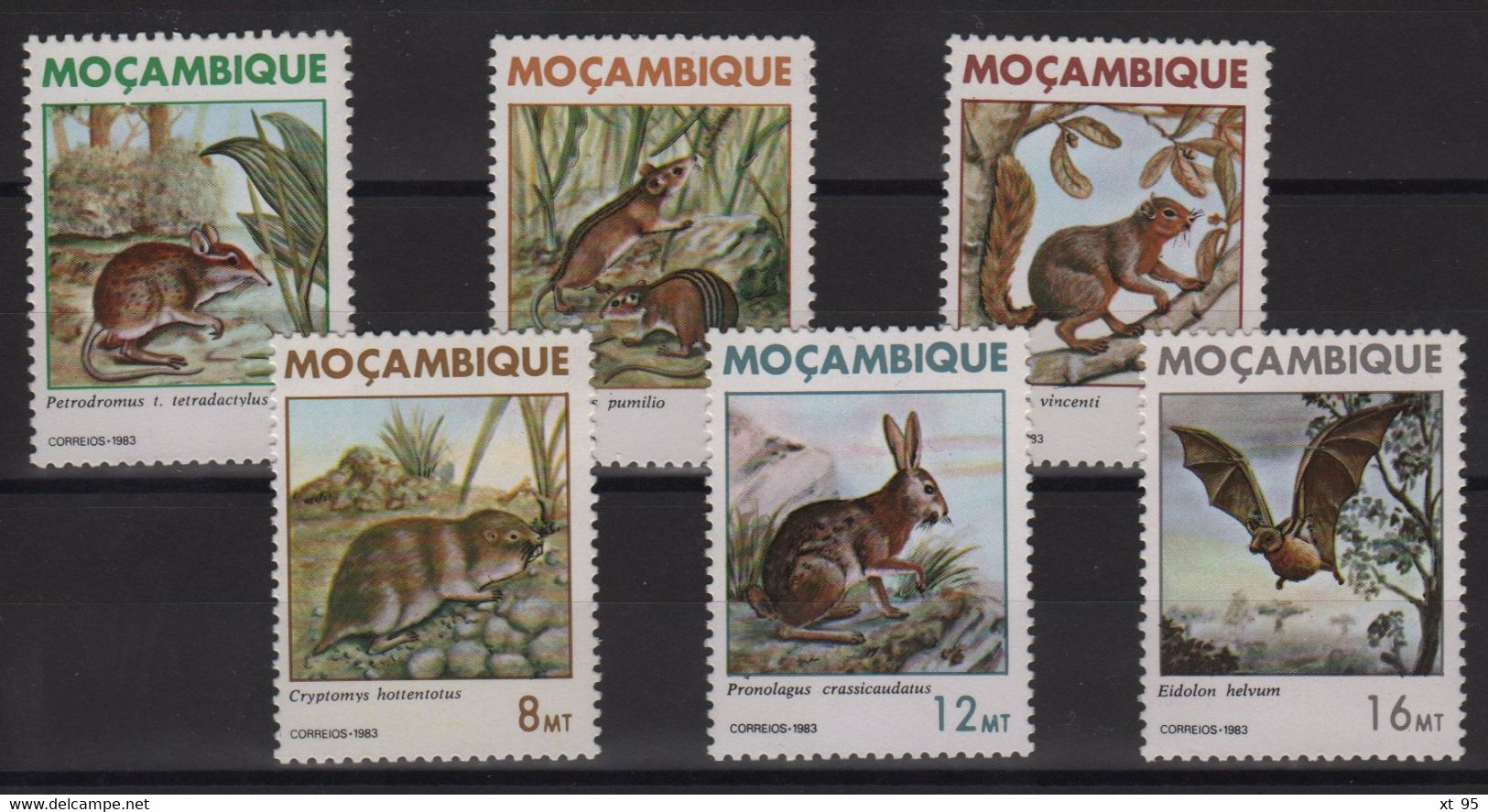 Mozambique - N°922 à 927 - Petits Mammiferes - Cote 6€ - ** Neufs Sans Charniere - Mozambique