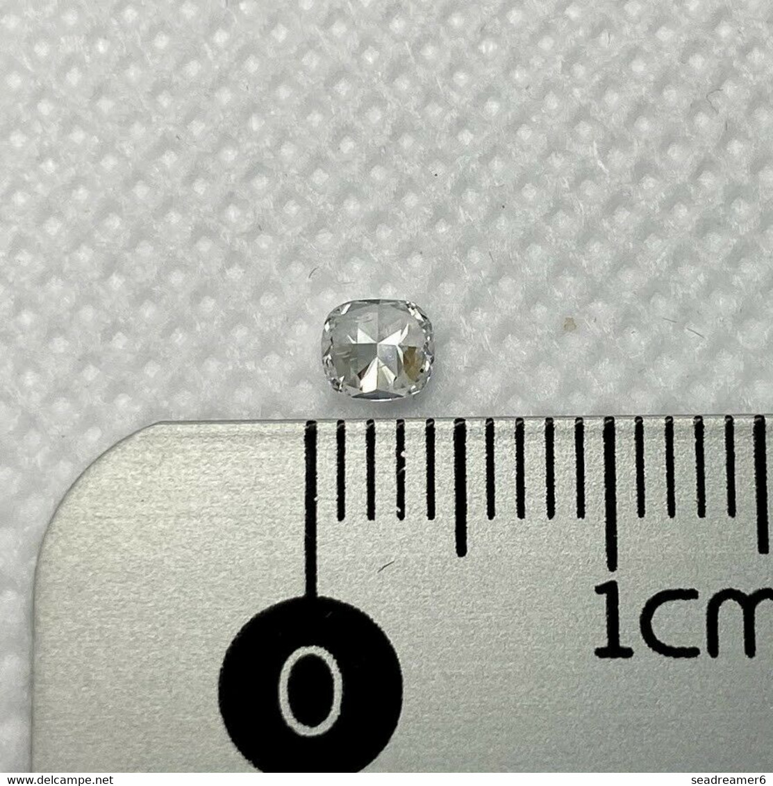 Diamant Naturel Coussin 0.26 Carat  Couleur E Purete SI2 Certificat GIA N°5211177210 - Diamante