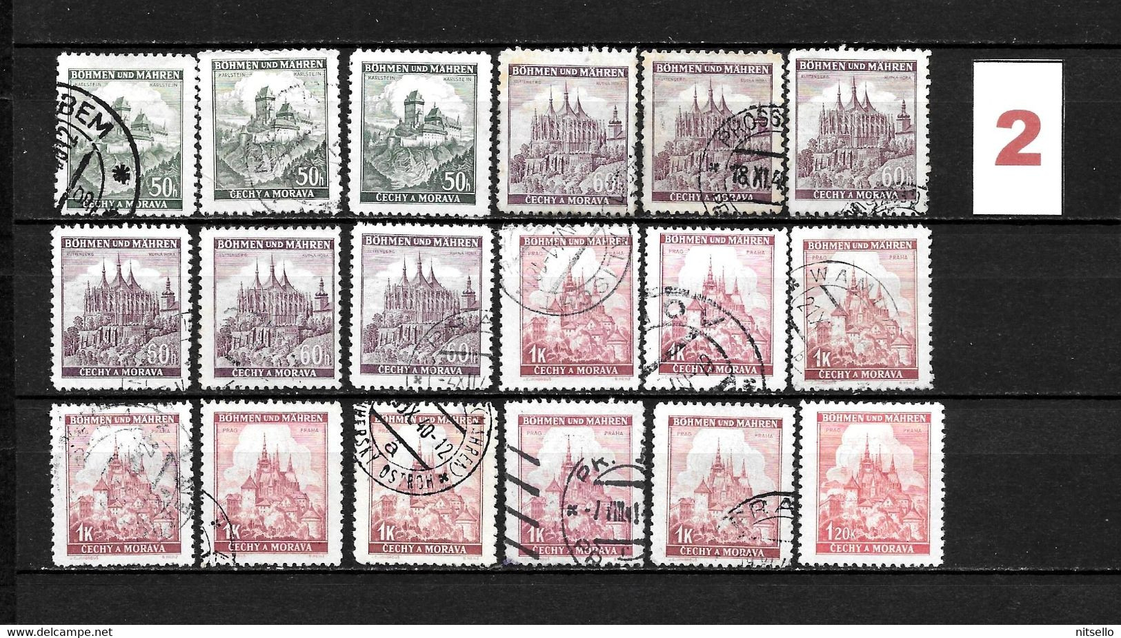 LOTE 2148 /// BOHEMIA Y MORAVIA LOTE  ¡¡¡ OFERTA - LIQUIDATION - JE LIQUIDE !!! - Used Stamps