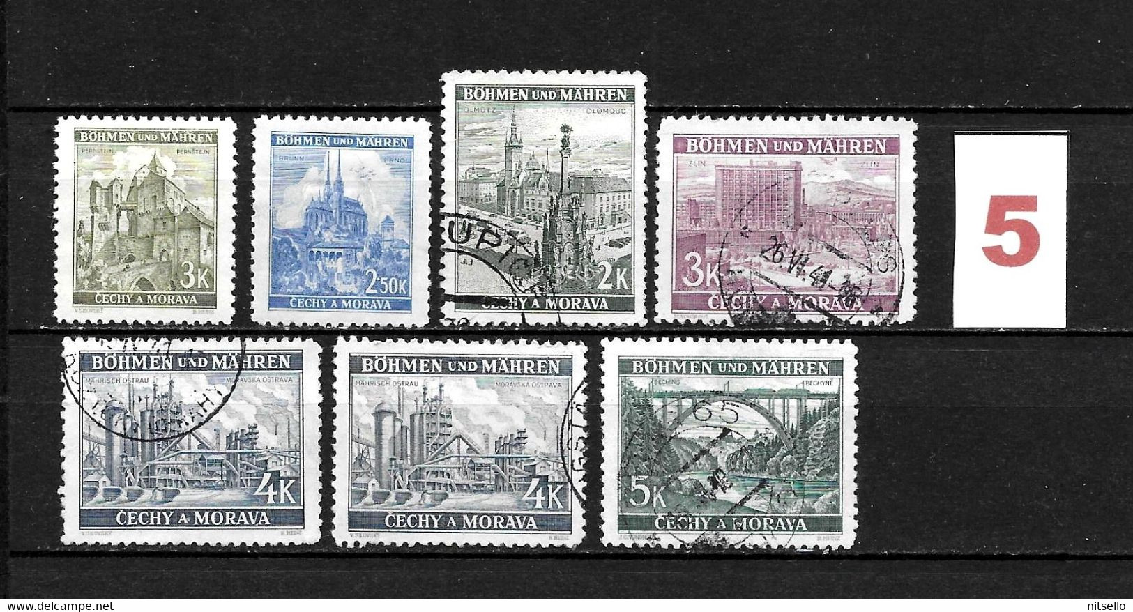 LOTE 2148  /// BOHEMIA Y MORAVIA LOTE  ¡¡¡ OFERTA - LIQUIDATION - JE LIQUIDE !!! - Used Stamps