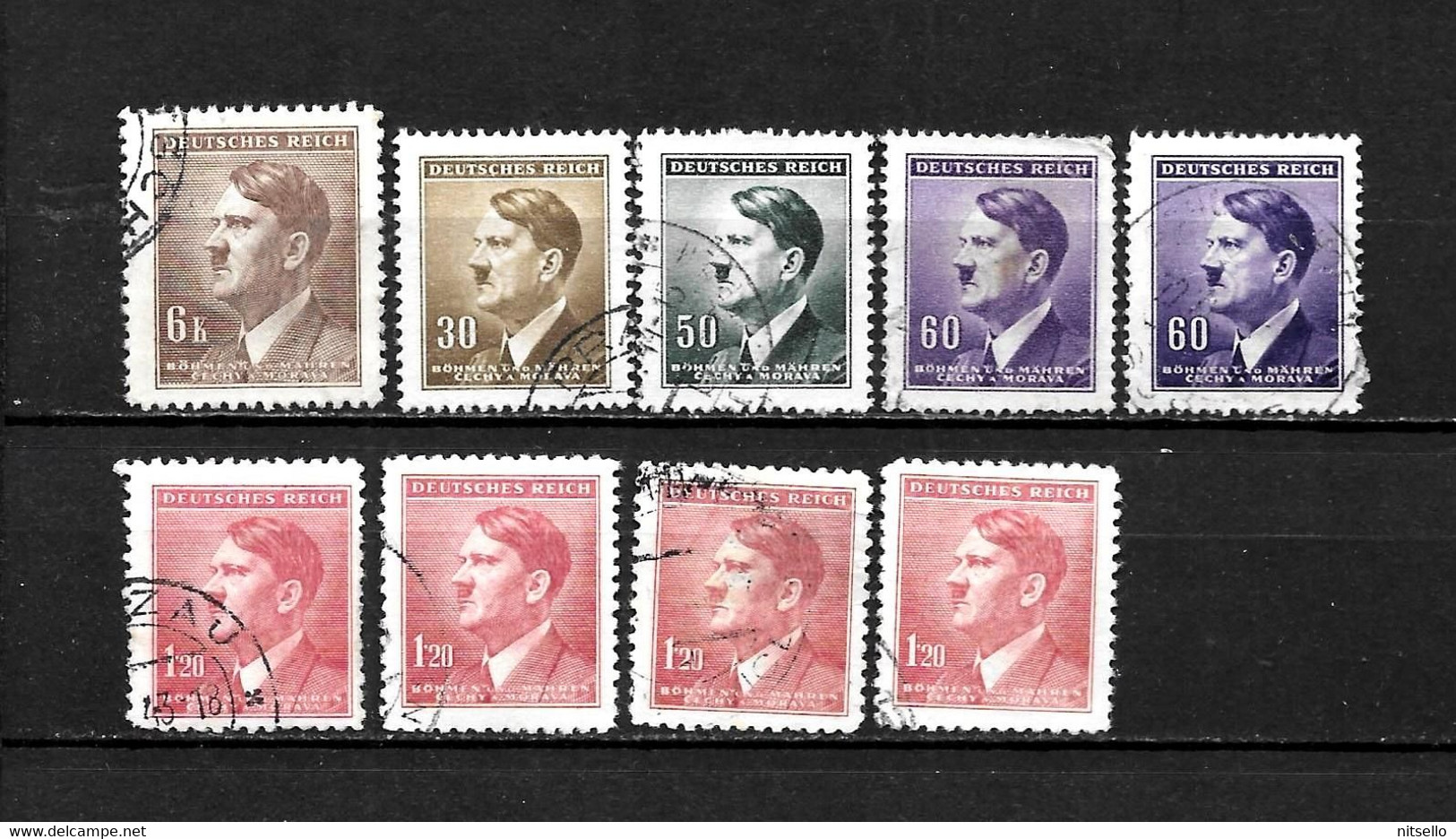 LOTE 2148  /// BOHEMIA Y MORAVIA LOTE *MH ¡¡¡ OFERTA - LIQUIDATION - JE LIQUIDE !!! - Used Stamps