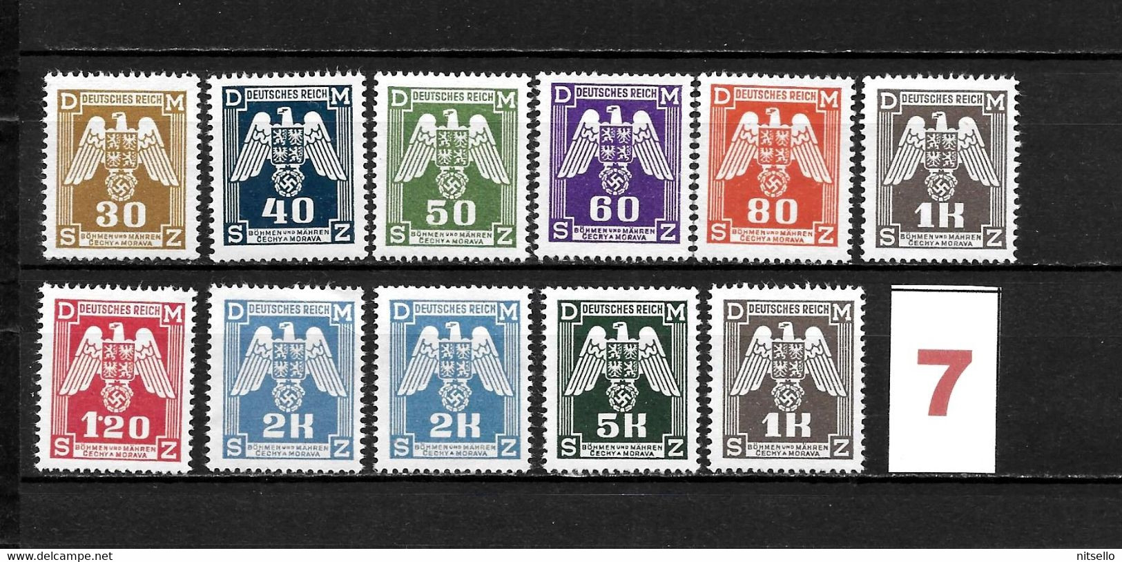 LOTE 2148  /// BOHEMIA Y MORAVIA LOTE NSG ¡¡¡ OFERTA - LIQUIDATION - JE LIQUIDE !!! - Used Stamps