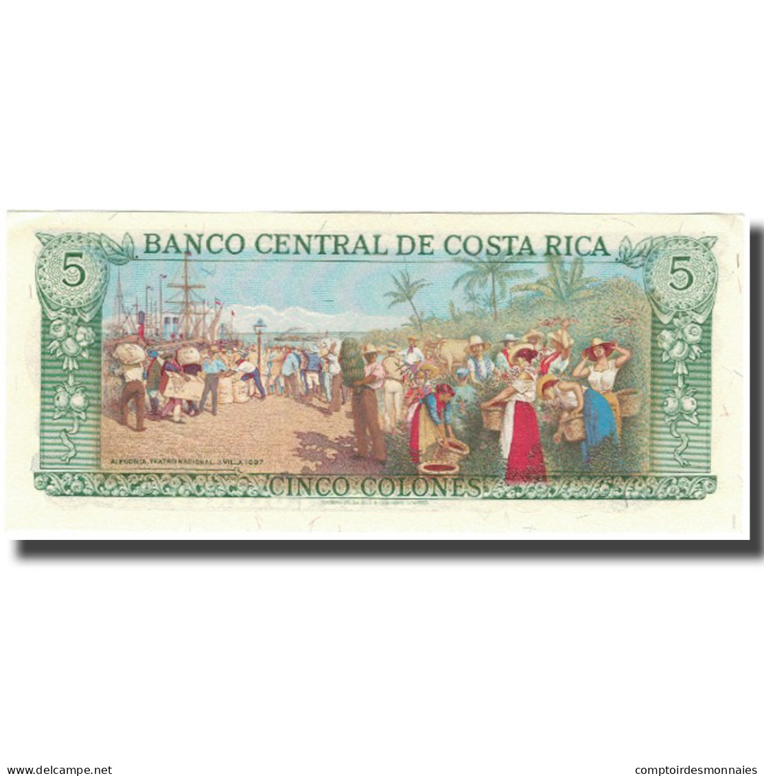 Billet, Costa Rica, 5 Colones, 1981-03-12, KM:236d, SUP+ - Costa Rica