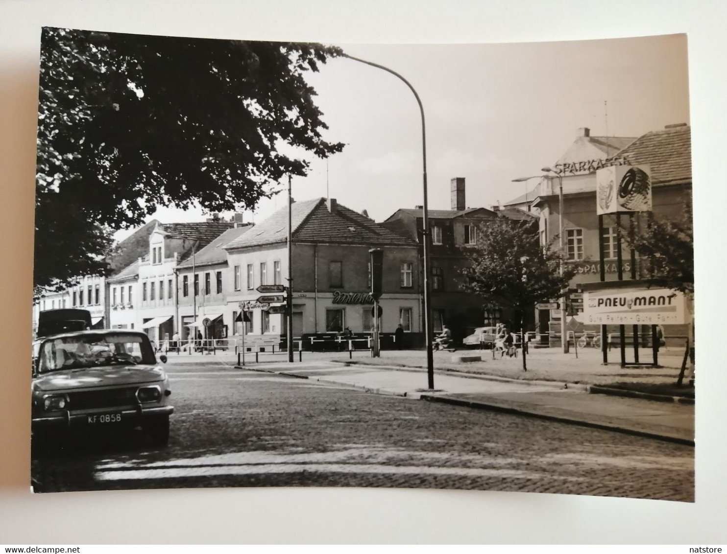 1972..GERMANY..  VINTAGE  POSTCARD..FURSTENWALDE/SPREE..ERNST-THALMANN-STRASE - Fürstenwalde