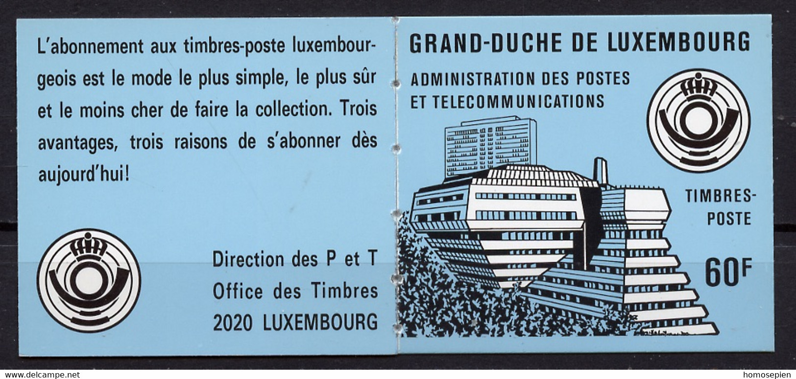 Luxembourg - Luxemburg Carnet 1986 Y&T N°C1106 - Michel N°MH1 *** - Robert Schuman - Markenheftchen