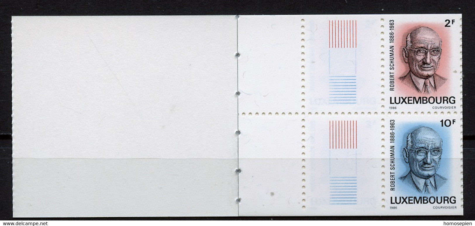 Luxembourg - Luxemburg Carnet 1986 Y&T N°C1106 - Michel N°MH1 *** - Robert Schuman - Postzegelboekjes