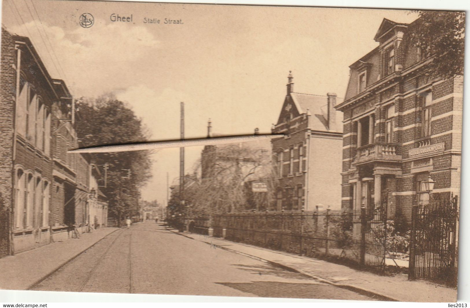 Gheel, Geel, Statie Straat, 2 Scans - Geel