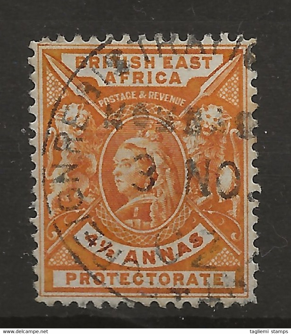 British East Africa, 1896, SG 71, Used - Afrique Orientale Britannique