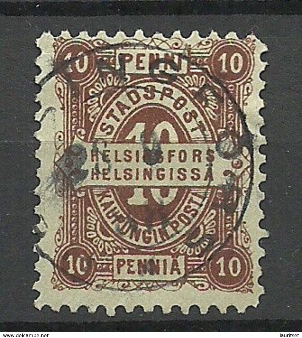 FINLAND HELSINKI 1884 Local City Post Stadtpost Helsinki O - Lokale Uitgaven