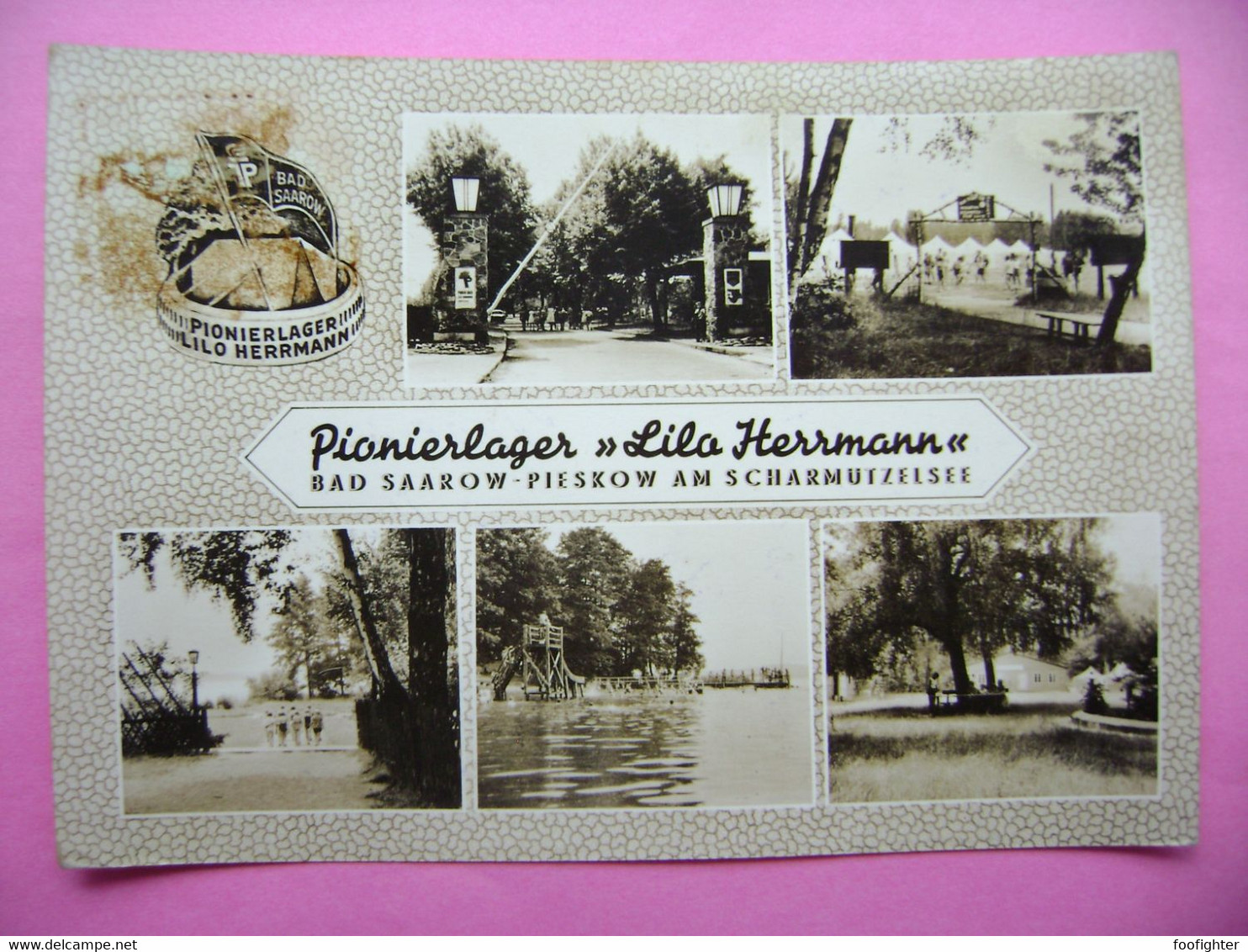 Bad SAAROW - Pieskow Am Scharmutzelsee - Pionierlager "Lila Herrmann" - Mehrbildkarte - 1960s Used - Bad Saarow