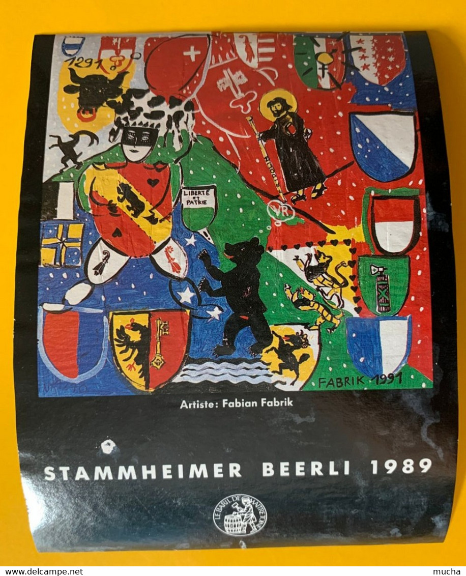 16628 - Stammheimer Beerli 1989 Artiste : Fabian Fabrik - Art