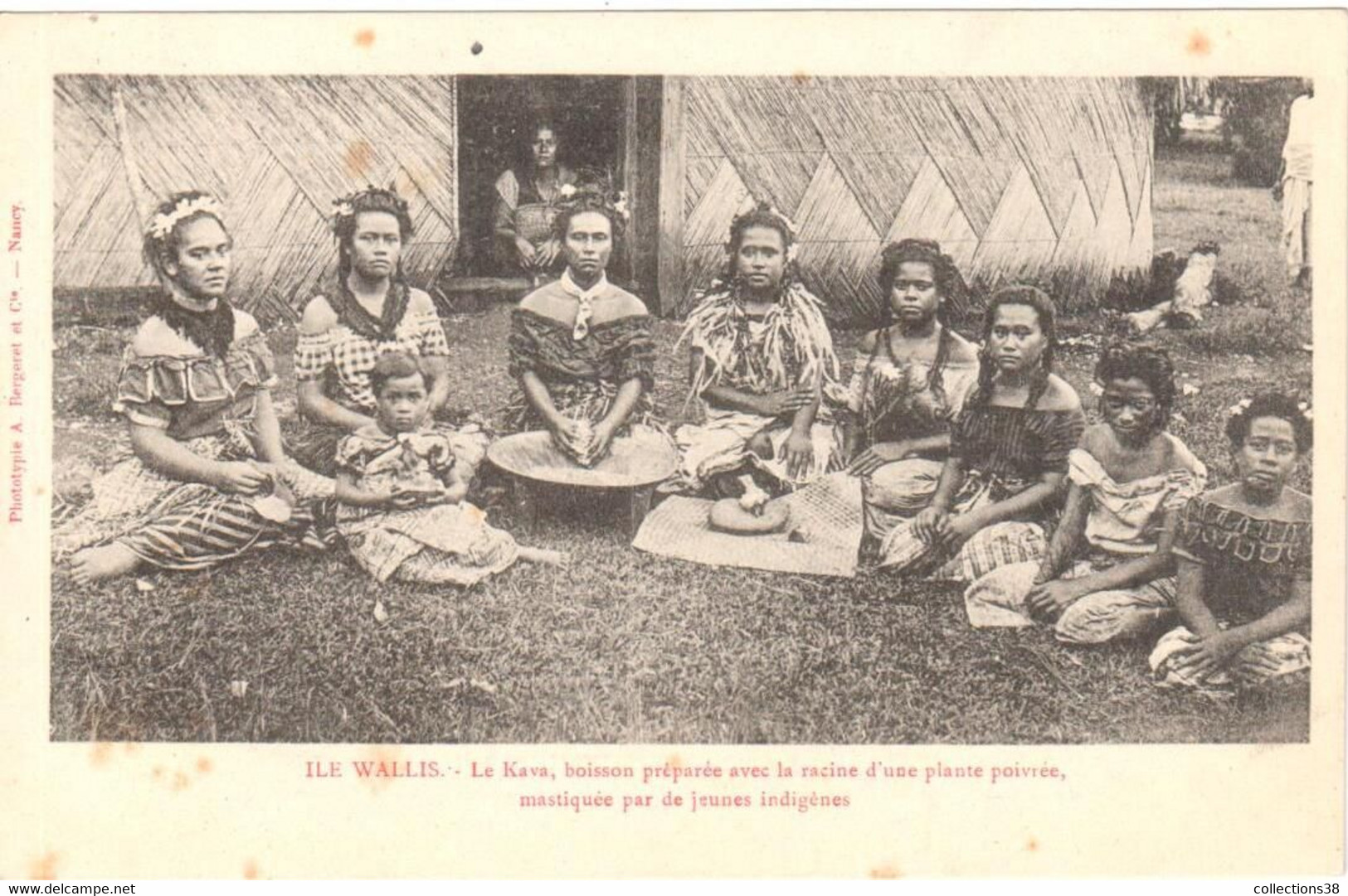 Ile Wallis - Le Kava, Boisson Préparée Avec La Racine D'une Plante Poivrée, Mastiquée Par De Jeunes Indigènes - Wallis Et Futuna