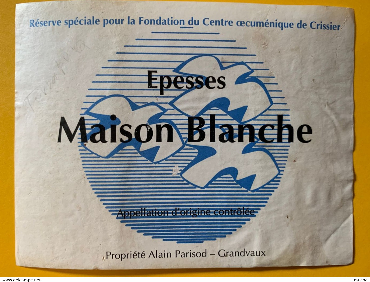16634 - Epesses Maison Blanche Réserve Fondation Du Centre Oecuménique De Crissier - Militaria