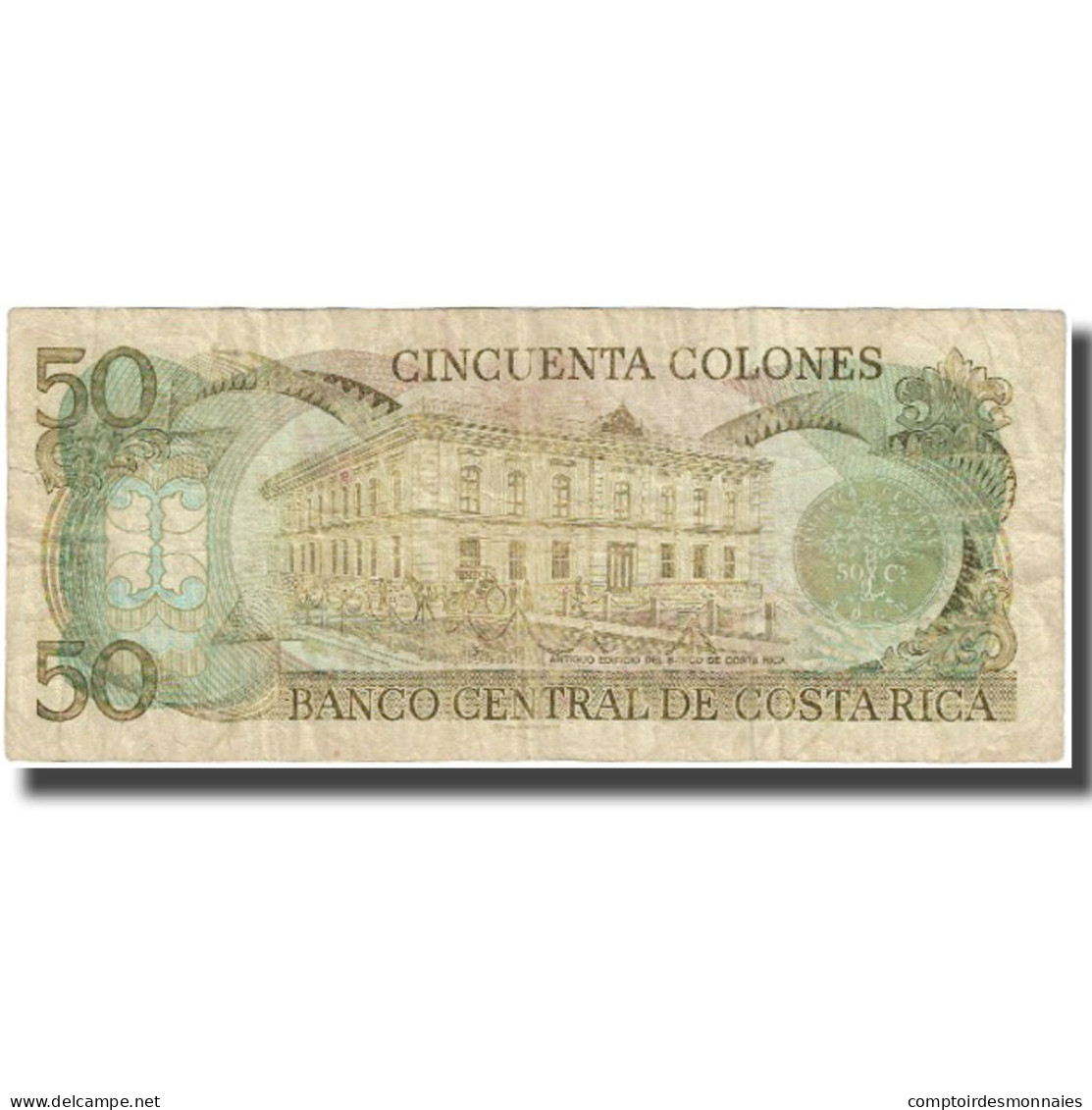 Billet, Costa Rica, 50 Colones, 1988, 1988-04-26, KM:253, B - Costa Rica