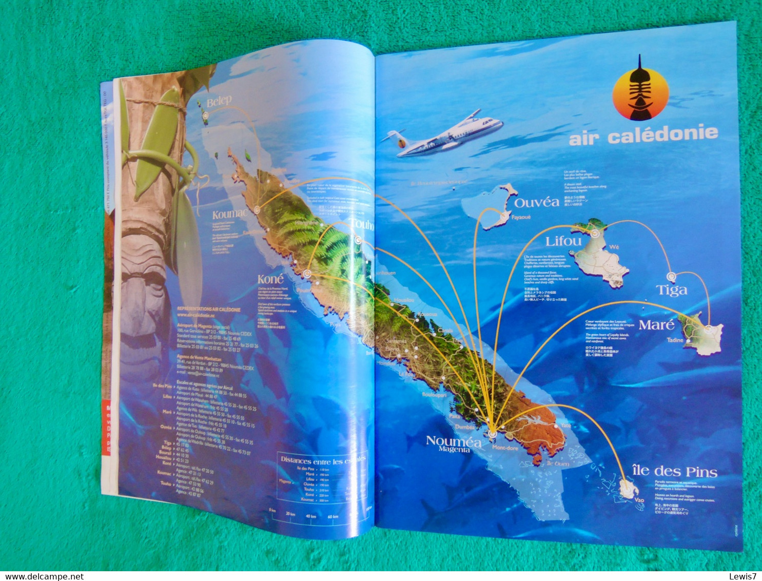Magazine Inflight : AIR CALEDONIE Domestic Airlines - Flugmagazin