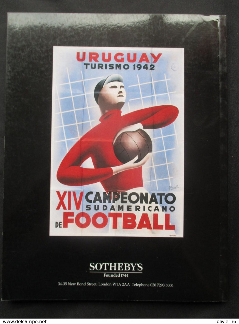 CATALOGUE DE VENTE SOTHEBY'S (V2026) FOOTBALL MEMORABILIA (9 Vues) Anderlecht Liverpool Chelsea England M-U 1999 - Otros & Sin Clasificación